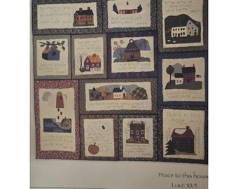 Indygo Junction 1999 Set Of All 12 Months Patterns And Fabric. By Wisdom A House