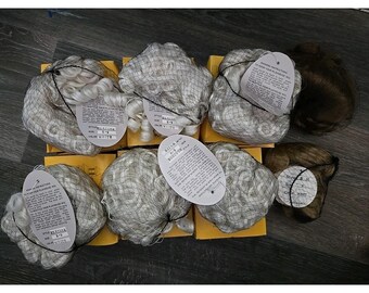 Doll Wigs Lot Of 8. All New. Playhouse Size 8/9 Heather White Honey Brown