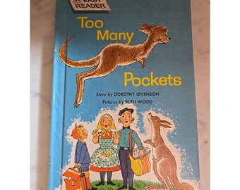 Wonder Books 1963 TOO MANY POCKETS Joey Kangaroo