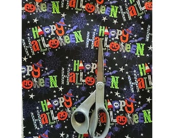 MLiss Happy Halloweiners Weiner Dog Witch Fabric Trick Or Treat  3 Yds Halloween