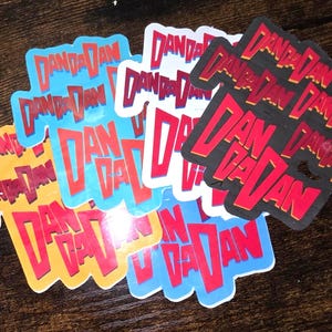 DanDaDan Anime Sticker: Waterproof Glossy or Holographic Decal