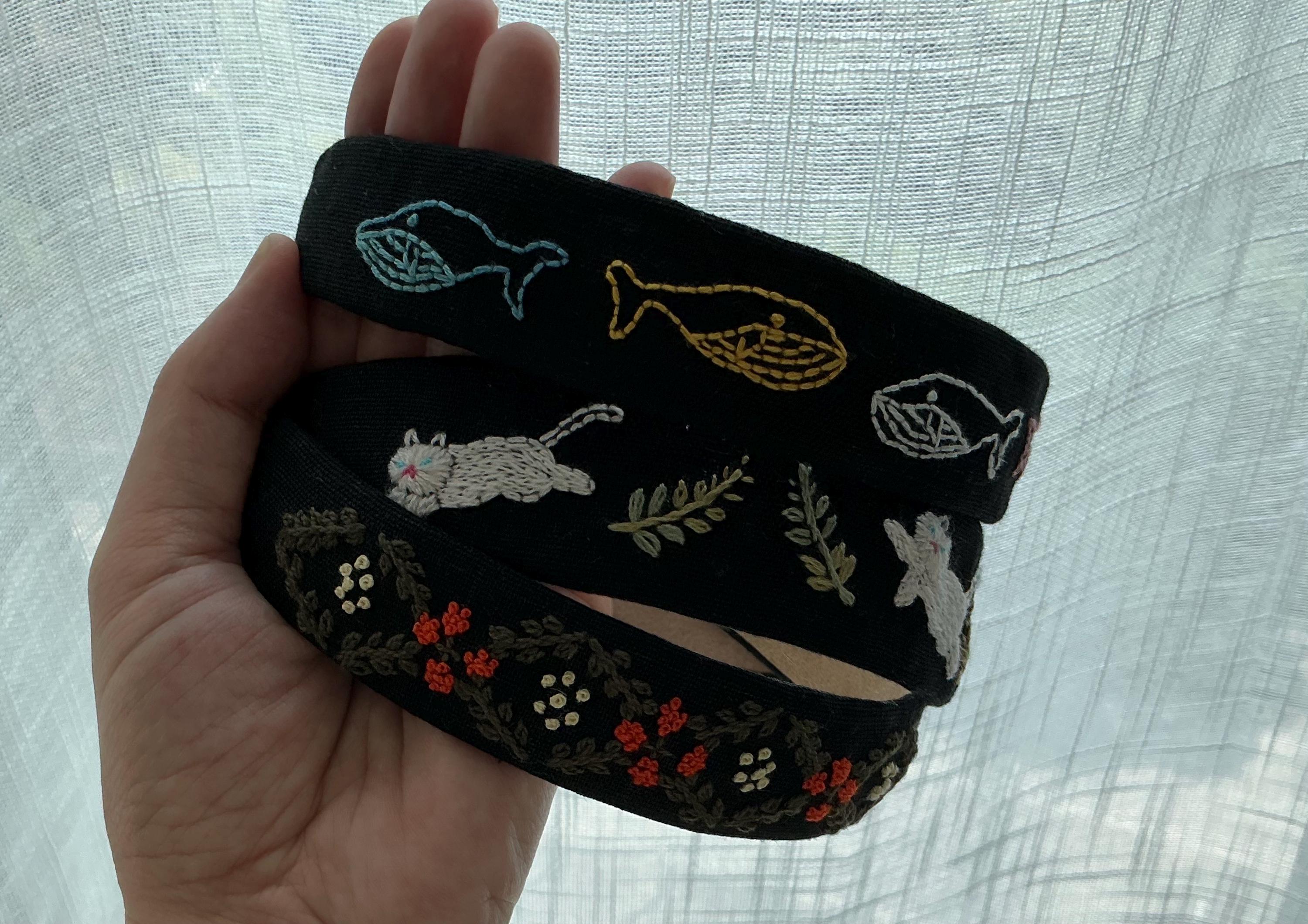 Handmade Embroidered Accessories - Etsy