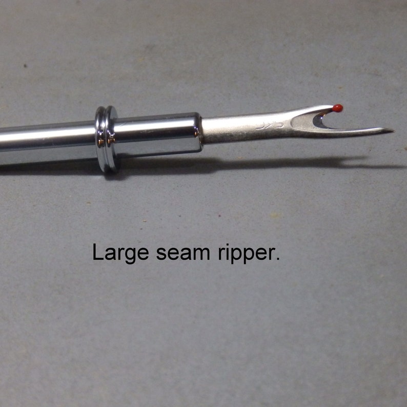 Seam Ripper with Hexagon Handle made of Curly Mango HIghly Figured Wood won/'t roll Seamstress gift