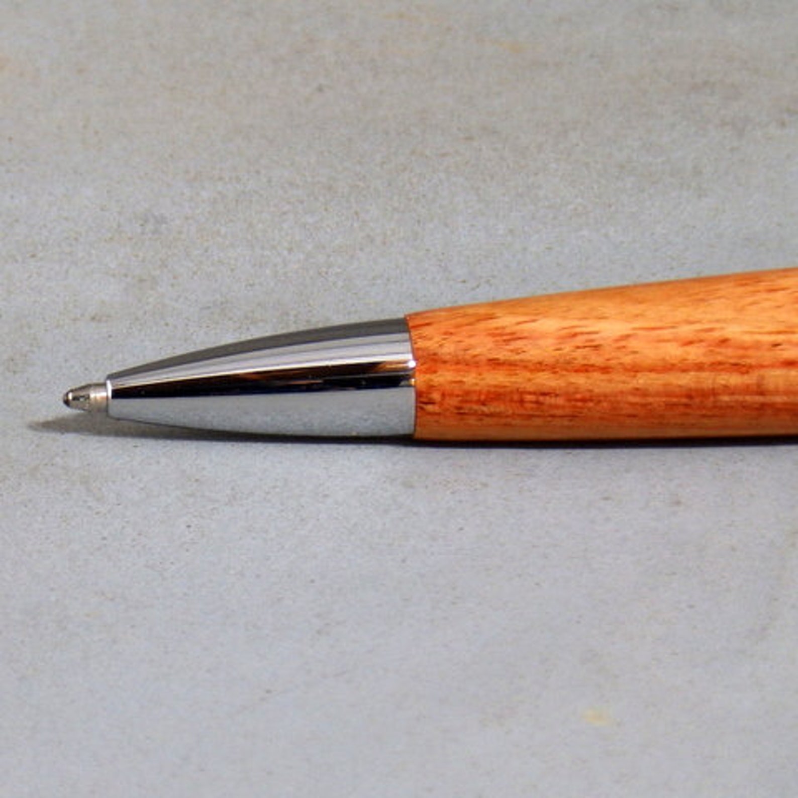 Tulipwood Wood Ball Point Pen Subtle Wood Grain Pen Wooden Etsy