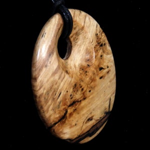 Mountain Ash rowan Wooden Pendant, Wear Wood, Jewelry, Leather Cord - Etsy