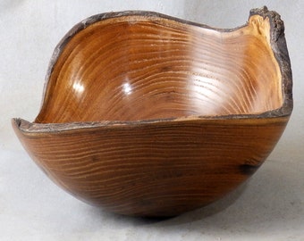7 inch Russian Olive Natural Edge Bowl