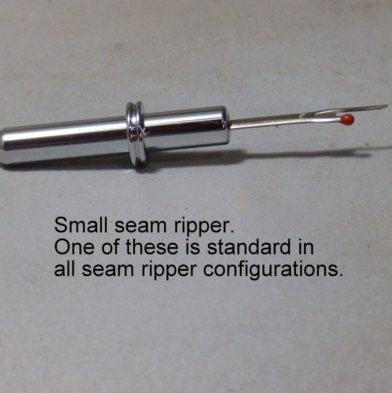 Seam Ripper with Hexagon Handle made of Curly Mango HIghly Figured Wood won/'t roll Seamstress gift