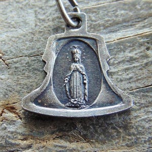 Notre Dame du Cap Vintage Catholic Medal Charm Our Lady of the Cape Pendant