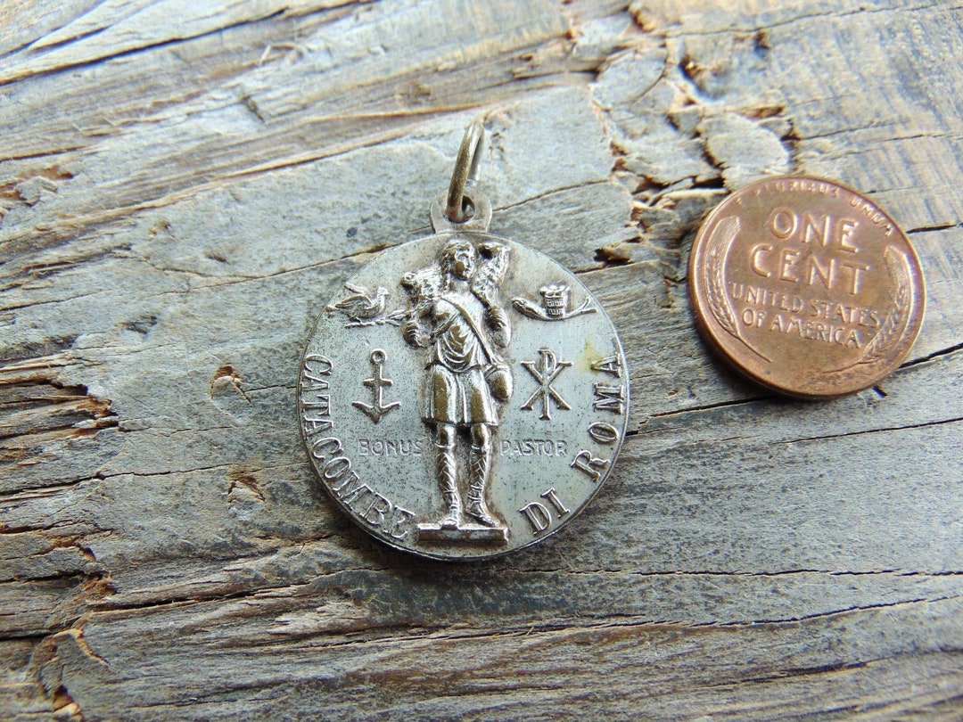 catacombe-di-roma-pope-paul-vi-vintage-catholic-medal-or-etsy