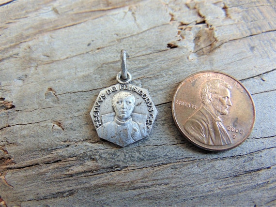Blessed Isidore De Loor Vintage Catholic Medal or… - image 1