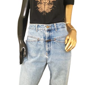 Marithé & François Girbaud Vintage 90s High-Waisted Stonewashed Denim Size 11/12