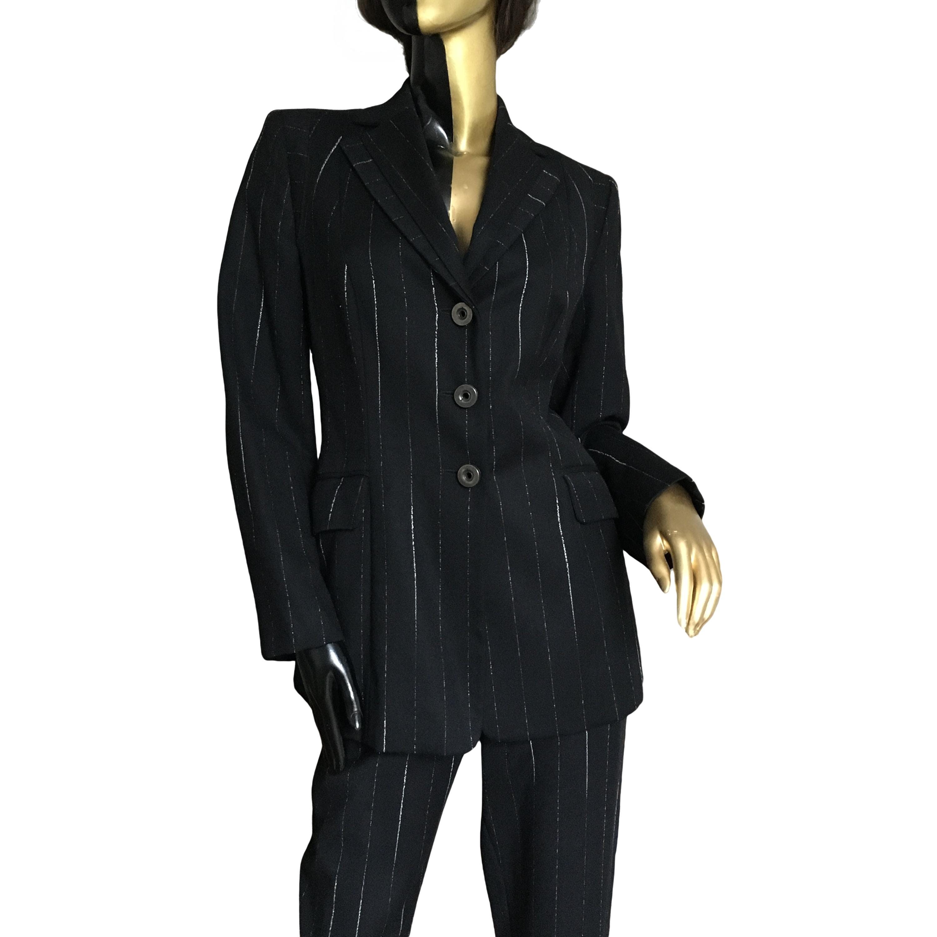 Woman Suit Pinstripe Dolce Gabbana - Etsy