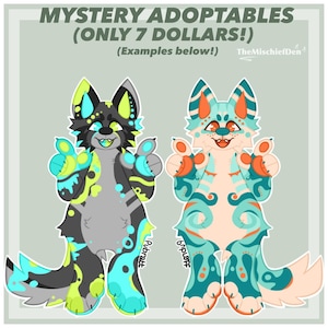 CHEAP MYSTERY ADOPTABLES!! (Read Description!) (Front View Ref Sheet Included!)