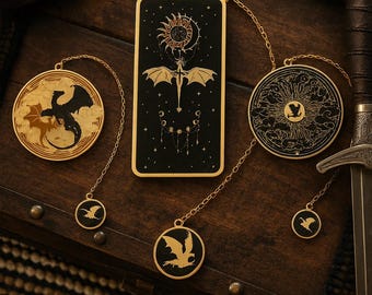 Textseite Drache : Zubehör der Lesung aus Metall des Quatrième Aile