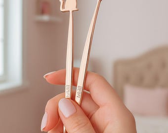 Cat & Bird Metal Bookmark - Whimsical Page Holder