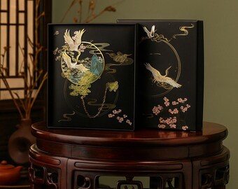 Decorative Vintage Chinese Metal Bookmark Hollow Book Marker for Office, Reading, and Gift