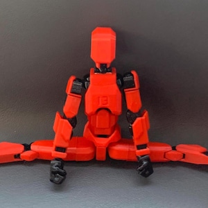 3D Printed Articulated Action Figure, Dummy 13 Customizable, Articulated for Play or Display, Perfect Gift for Kids or Adults
