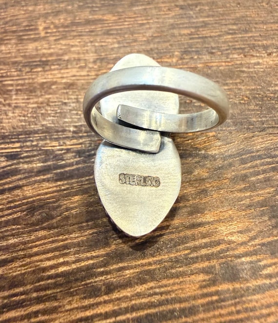 Adjustable, White Buffalo, Ring - image 6