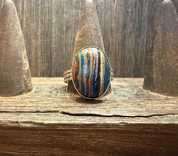 RB Rainbow Calsilica Ring - image 2