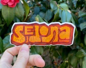 Sedona Arizona - Vinyl Sticker - for Water bottle, Laptop, Notebook, Car Decal, Gift Idea