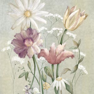 Floral Wall Art Print, Watercolor Painting, Flowers, Floral Print, Wildflowers Print