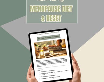 45歳以上の女性のための28日間更年期食事プラン｜ホルモンバランスと軽い運動｜ウェルネスチャレンジ（印刷可能）