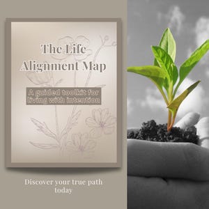 Life Alignment Bearbeitbare Karte Printable Journal | Selbstreflexion & Wellness Toolkit PDF | Mindful Living Persönliches Wachstum Planer Download