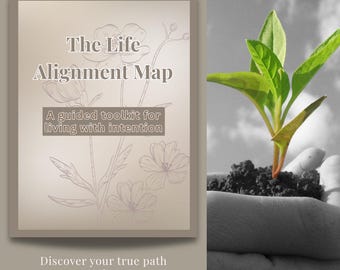 Life Alignment Journal: Self-Reflection & Wellness Toolkit (PDF Downloadable Printable