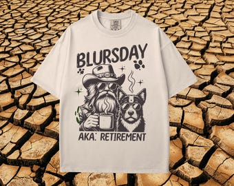 Pensioencadeau Blursday Comfort Colors 1717 T-shirt