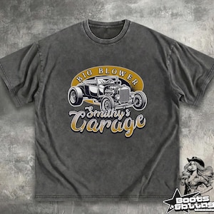 Camiseta Hot Rod T Bucket Blower / Camiseta de garaje personalizada de la vieja escuela / Colores cómodos S-4XL