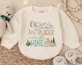 Hiking Baby Bubble Romper: Outdoor Adventure Outfit