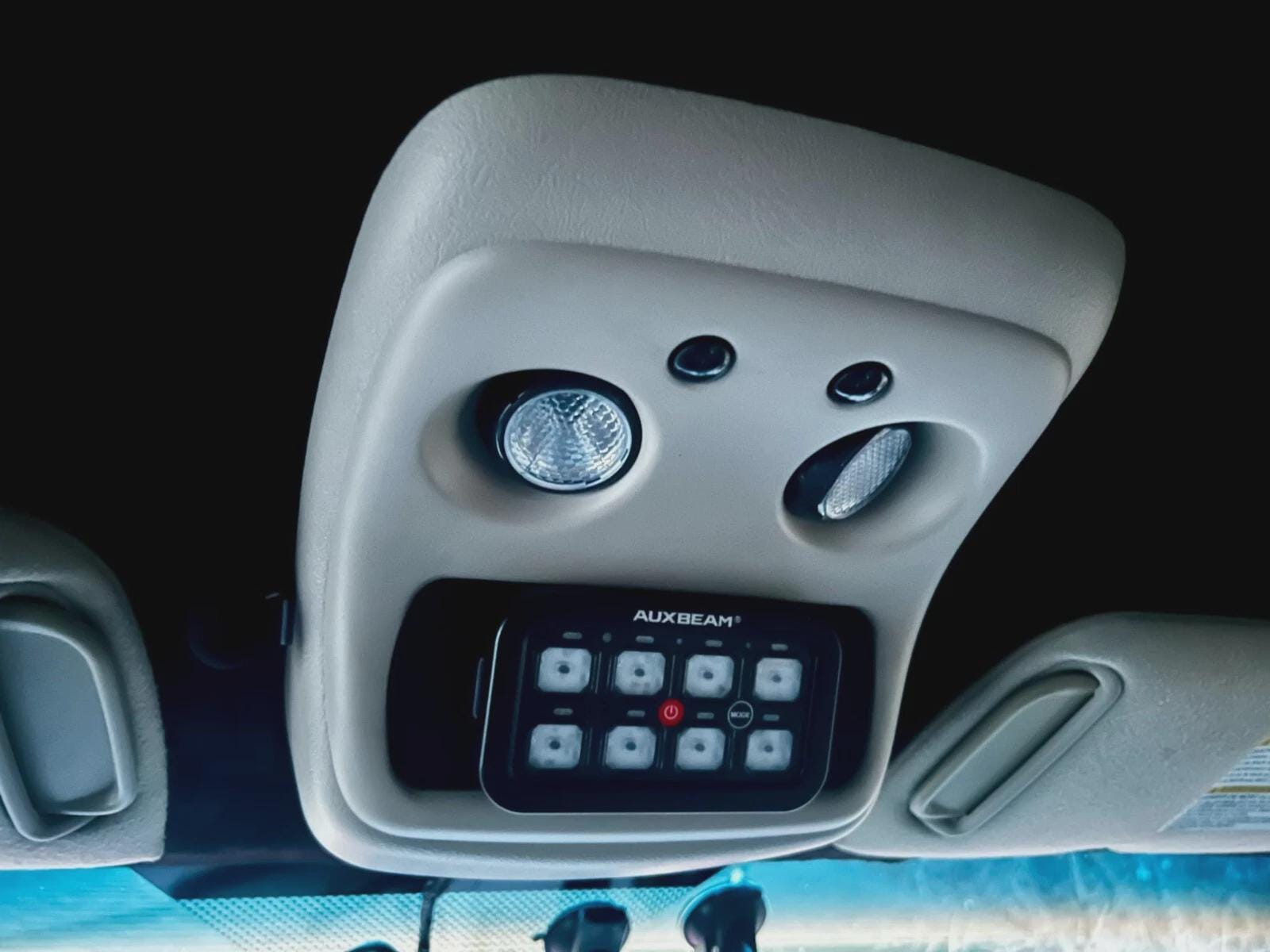 1999 - 2007 Silverado Ceiling Pocket Adapter for AUXBEAM 8-gang