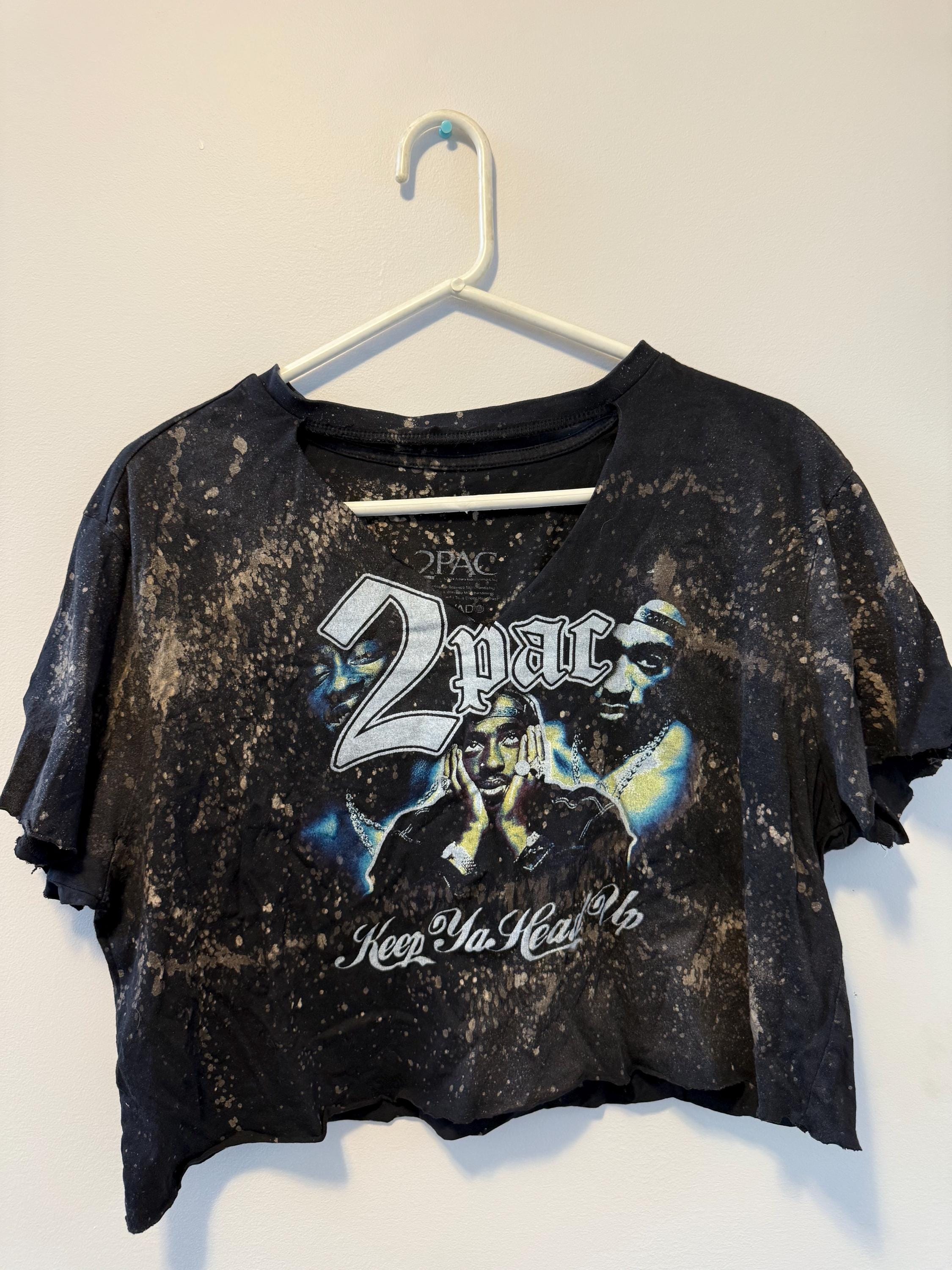 Tupac Cropped Shirt - Etsy