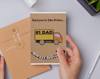 Father’s Day Card Printable • Instant Download PDF •   Digital Greeting Card