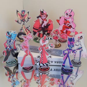 Hazbin hotel acrylic stand - Etsy 日本