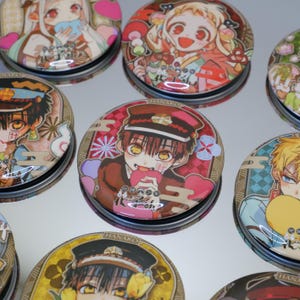 Toilet bound Hanako kun Anime Double Flash Badge Yashiro Nene Peripheral Desktop Display Backpack Ornaments Gift Girl Collection Fans Gifts