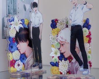 The Summer Hikaru Died Acrylic Stand Anime Boy&#39;s Love Peripheral Model Figure Stand Desktop Display Model Gift for Girl Ornaments Collection