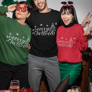 Merry Christmas Sweatshirt: Cozy Unisex Holiday Crewneck