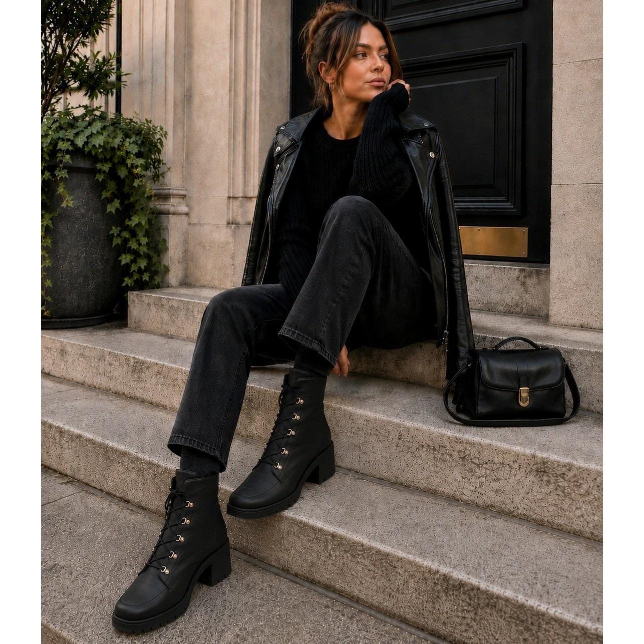 靴 y2k ONYX Front Zip Boots Archives Y2k Moto Boots - Etsy - Page 2