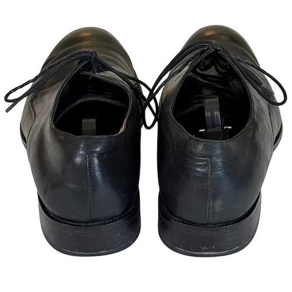 Cole Haan Black Leather Cap Toe Derby Dress Shoes 13M Men display picture 2