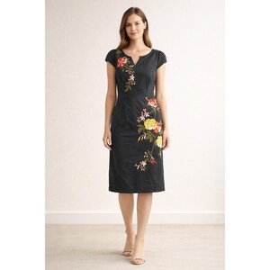 sachin and babi light blue dress Silas Tea Rose Dress