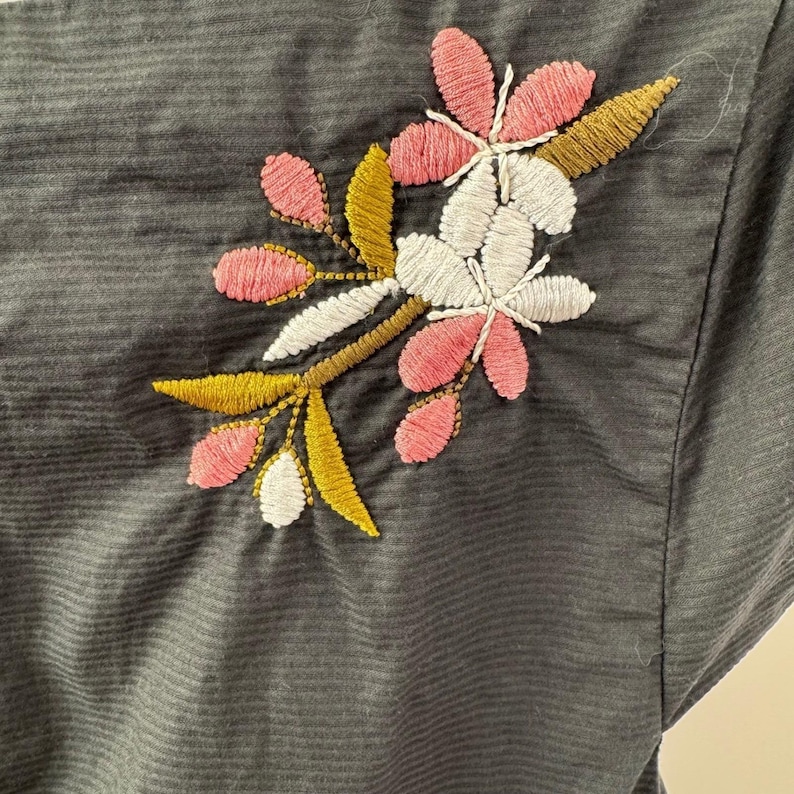 Anthropologie Moulinette Soeurs Embroidered Cotton Sheath Dress Size 10 India image 5