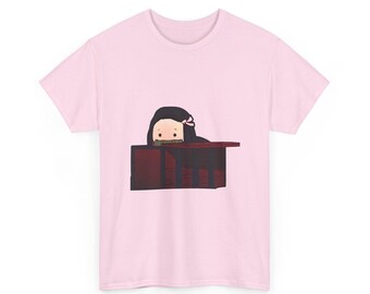 Unisex Cute Nezuko Box T-Shirt - Demon Slayer Anime Graphic Tee - Funny Otaku Graphic Shirt - Manga Style Nezuko in Box Design Tee