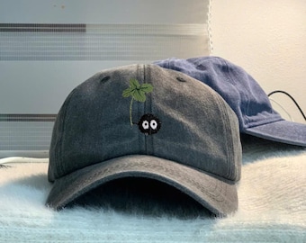 Lucky Four-Leaf Clover Embroidered Dad Washed Cap, Irish St. Patrick’s Day Outfit