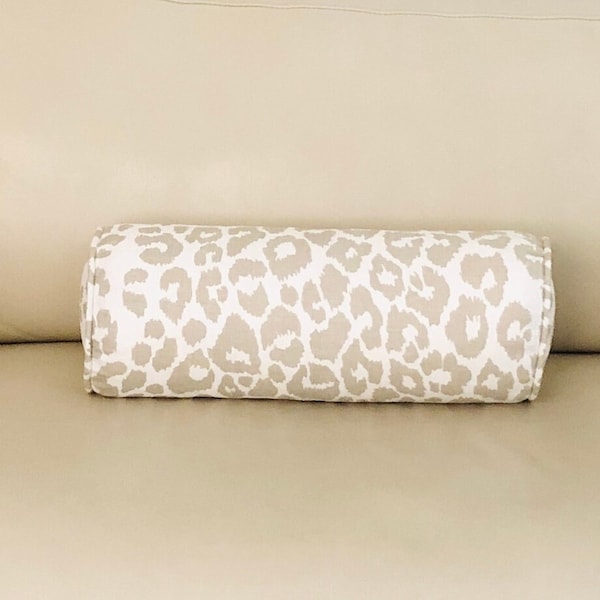Leopard Bolster Pillow Etsy