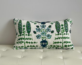 Thibaut Mendoza Suzani Desger Pillow Cover,  Lumbar, Custom Made
