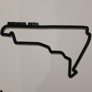 Mexico F1 Circuit Wall Art – Autódromo Hermanos Rodríguez Track Print