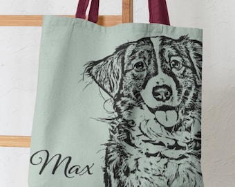 Benutzerdefinierte Haustier Tragetasche, Benutzerdefinierte Hund Tragetasche, Haustier Gedenkgeschenk, personalisierte Tasche, Benutzerdefinierte Haustier Geschenk, Haustier Verlust Geschenk, Haustier Mama Weihnachten