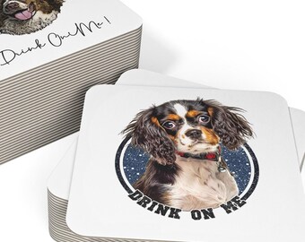 Custom Pet Coasters: Dog Wedding Favors, Personalized Party Decor