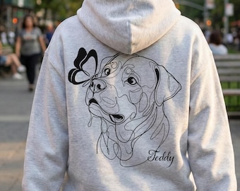 Personalized Sweatshirt With Photo, Custom Pet Photo Hoodies, Cat Dad Gift Custom Hoodie, Custom Pet Photo Sweatshirt, Photo Dog Cat Shirt